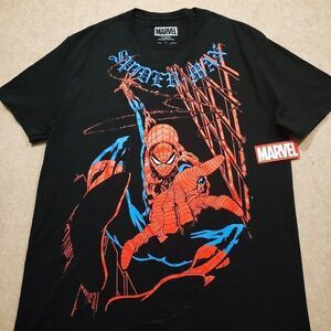 Marvel Spider-Man Black and Red Short Sleeve T-Shirt #7